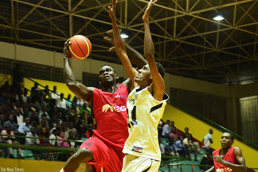 REG player Bienvenue Ngandu tries the panel during the toughest clash against Patriots last season. (Sam Ngendahimana)