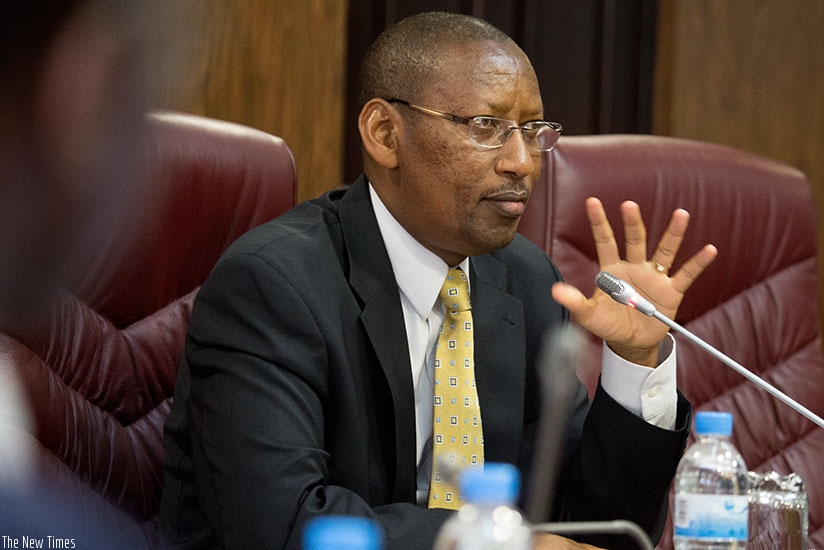 Central Bank Governor, John Rwangombwa. Timothy Kisambira.