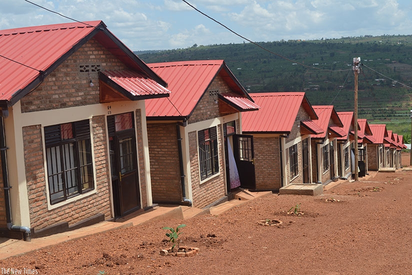 The forty housing units of Muyabarayi model village in Masaka sector in Kicukiro District.