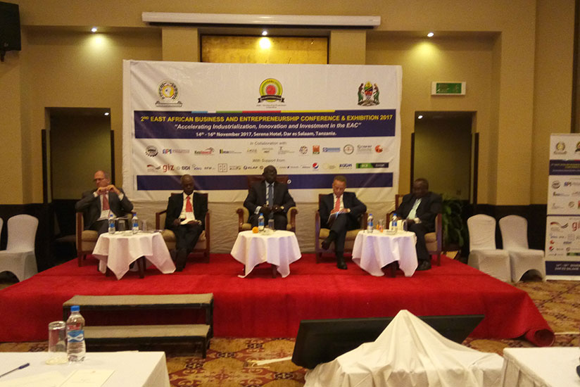 Members of the East African Business Council during the meeting in Arusha. Courtesy. 