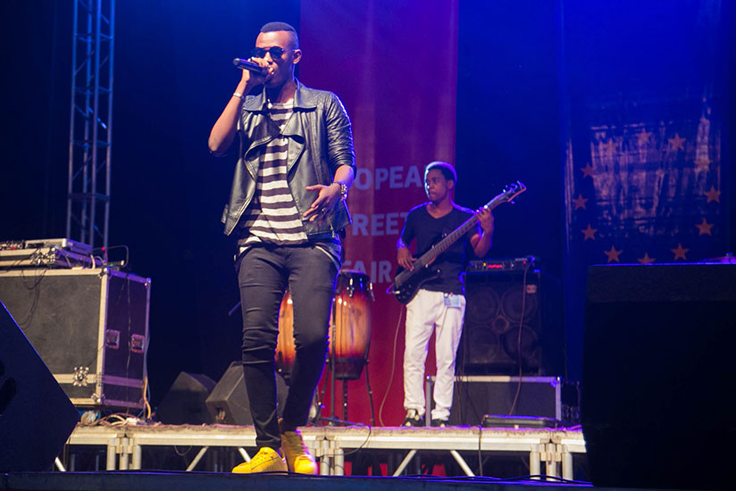 Yvan Buravanu2019s voice range is incredible, and heu2019s also a very talented songwriter. The singer was performing with a band at a past event in Kigali. /File.
