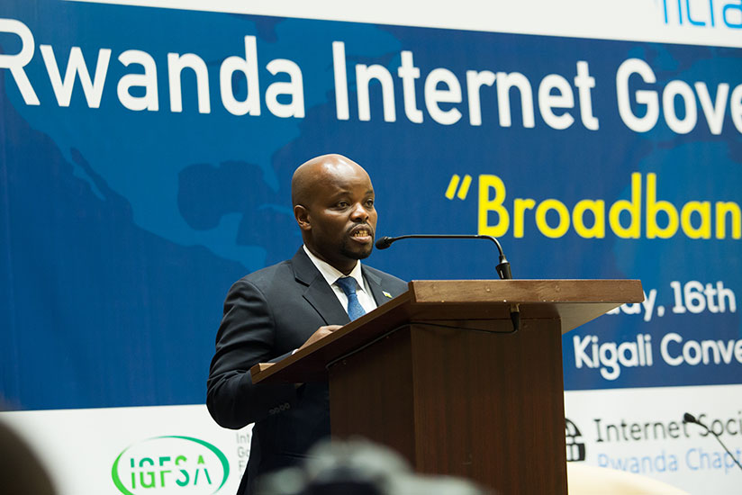 Nsengimana said there is still much work to do to maximise broadband. / Timothy Kisambira
