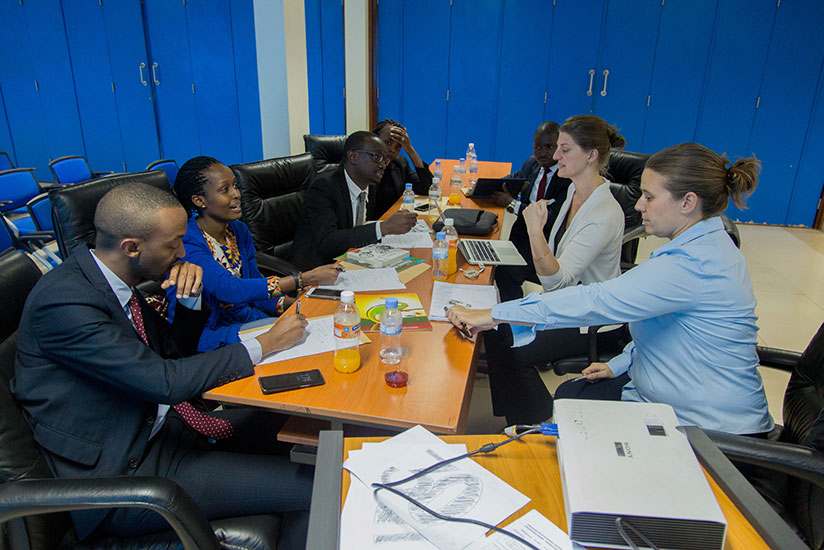 A panel of judges that will select the winners to be announced in December. Faustin Niyigena.