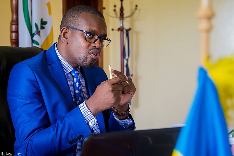 Mutangana will be discussing global and international justice at the meeting. File.