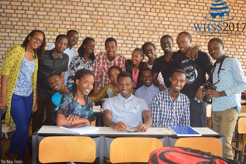 A group of medical students who met in Kigali recently to plan for the event. (Francis Byaruhanga)