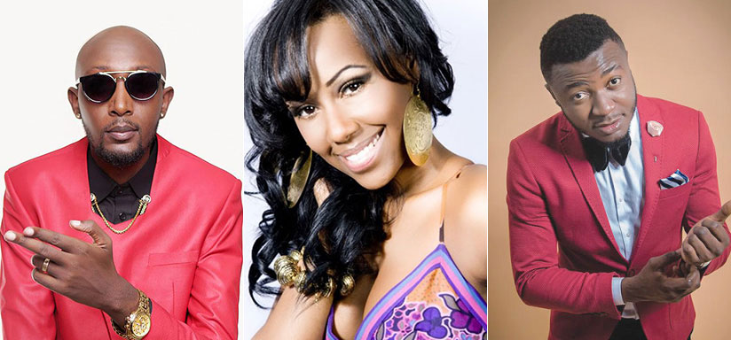 Left to right: DJ Pius, Neza and Mc Galaxy. / Internet photos