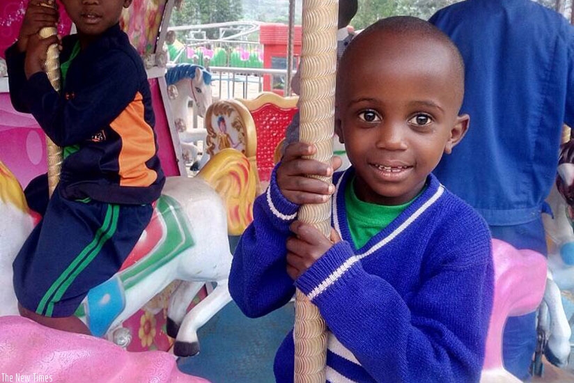 Children playing together. Be happy with your looks and those around you will have a positive attitude towards you. (Dennis Agaba)