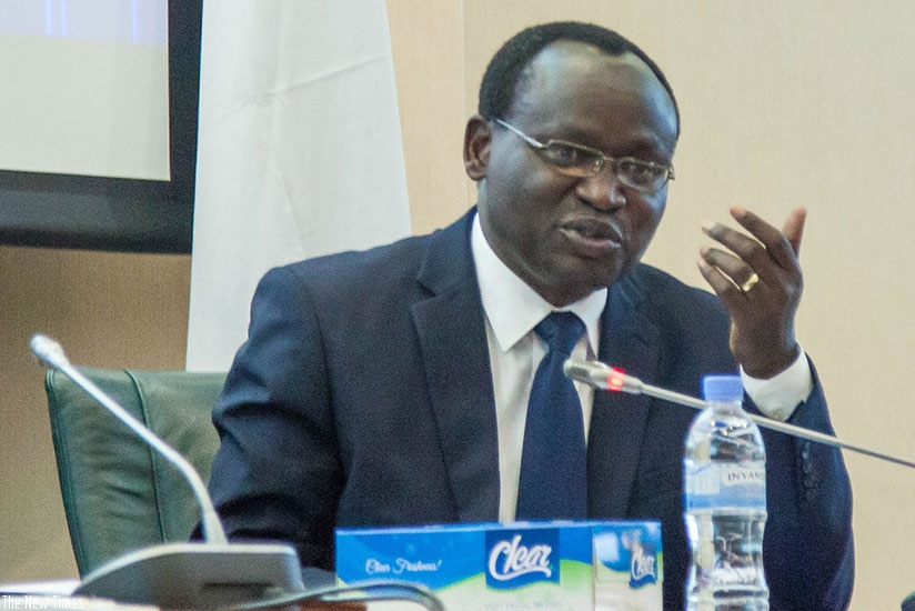 Sindikubwabo explains the results of the recent consultations. Nadege Imbabazi. 