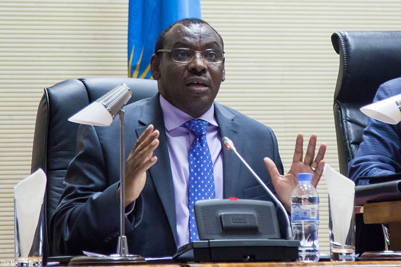 Minister Gatete. Nadege Imbabazi.