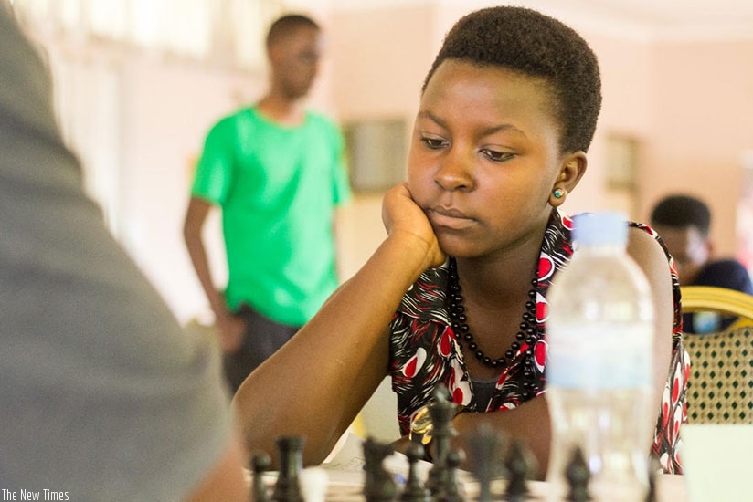 Joselyne Uwase,15, finished sixth last year in the U-17 category. Courtesy