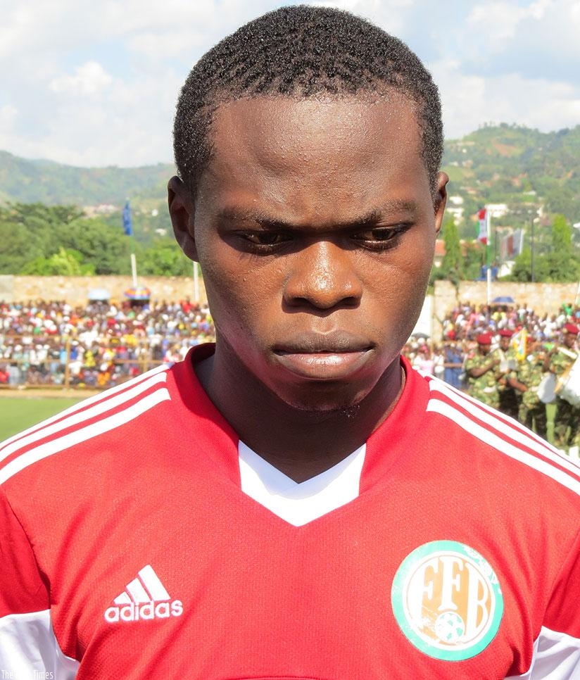 Rayon Sports' Burundian international midfielder Pierrot Kwizera.