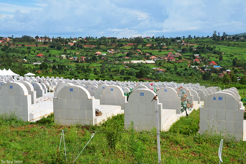 Rusororo cemetery. Kigali City needs 12 hectares of land for cemetry every five years. Kelly Rwamapera.