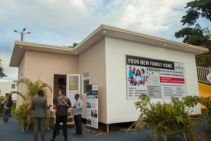 A movable house at the Made-in-Rwanda expo in Gikondo. / Nadege Imbabazi