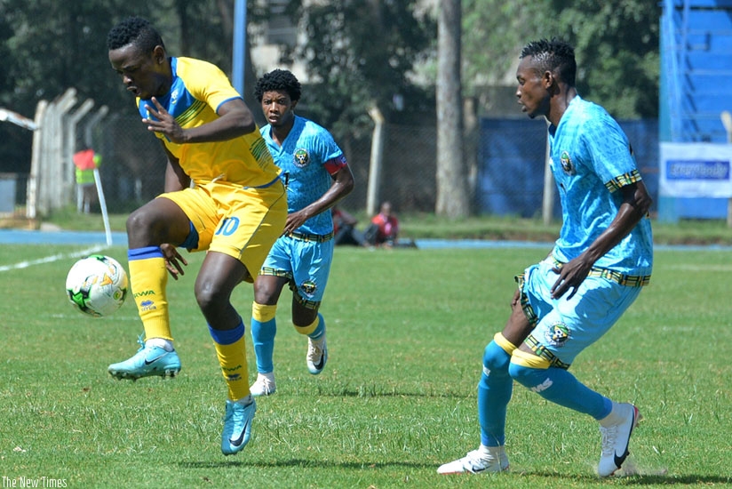 Muhadjir Hakizimana was Amavubi's best player against Zanzibar. Rwanda face Libya in their third Group A rnmatch today. Courtesy.