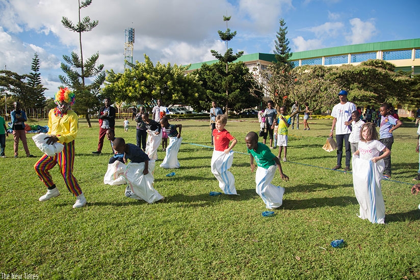 Children play at a  kids festival in Kigali recently. Nadege Imbabazi. 