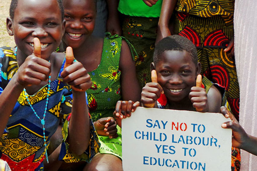 Children between five and 12 years are allowed to perform unpaid household chores for not more than 20 hours a week. File.