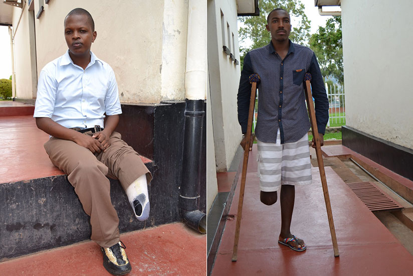 L-R: Bihimana and JMV Nsazimana. / Courtesy