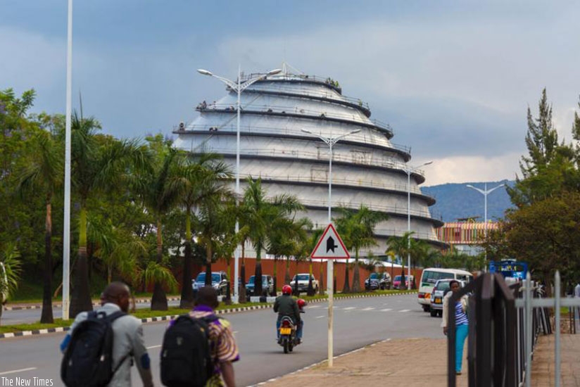The Kigali Convention Centre is one of the hallmarks of Rwanda's development.  (File)