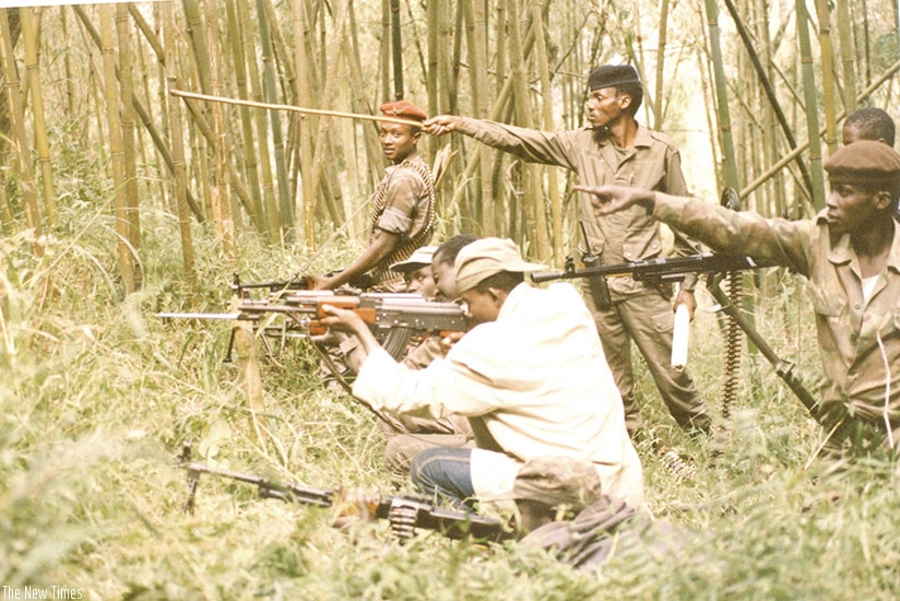 The bamboo thicket gave the fighters cover to conduct their drills without being heard by the enemy.rnCourtesy.