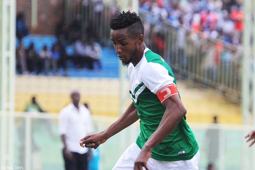 Former Rayon Sports midfielder Fabrice Mugheni  now SC Kiyovu skipper, will be hoping to lead his team to victory over Marines. Sam Ngendahimana.