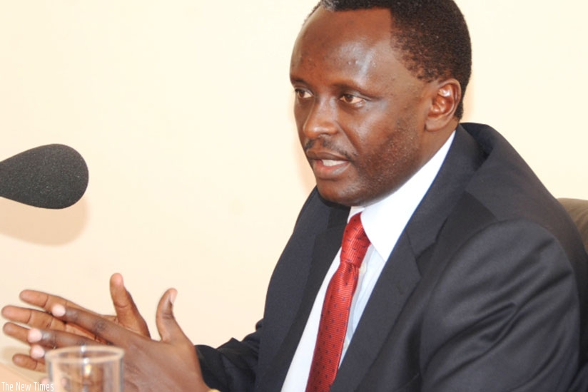 Martin Ngoga, one of Rwanda's representatives to the East African Legislative Assembly yesterday picked forms to vie for Speakership of the regional parliamentary body. / File