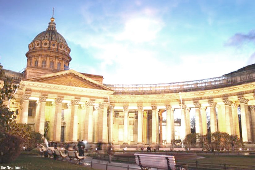 The alleged plot targeted St Petersburg's Kazan Cathedral. Net photo.