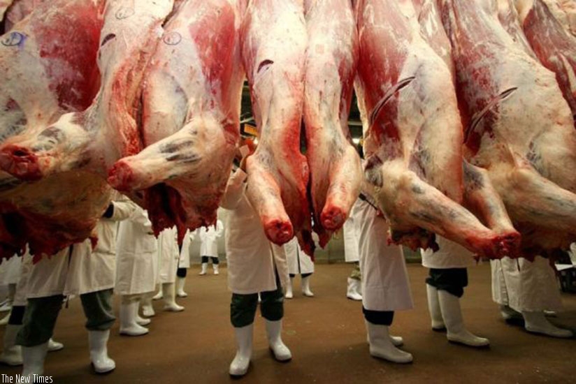 The ministry of agriculture ban on beef imports from South Africa came into force on Tuesday. Net.