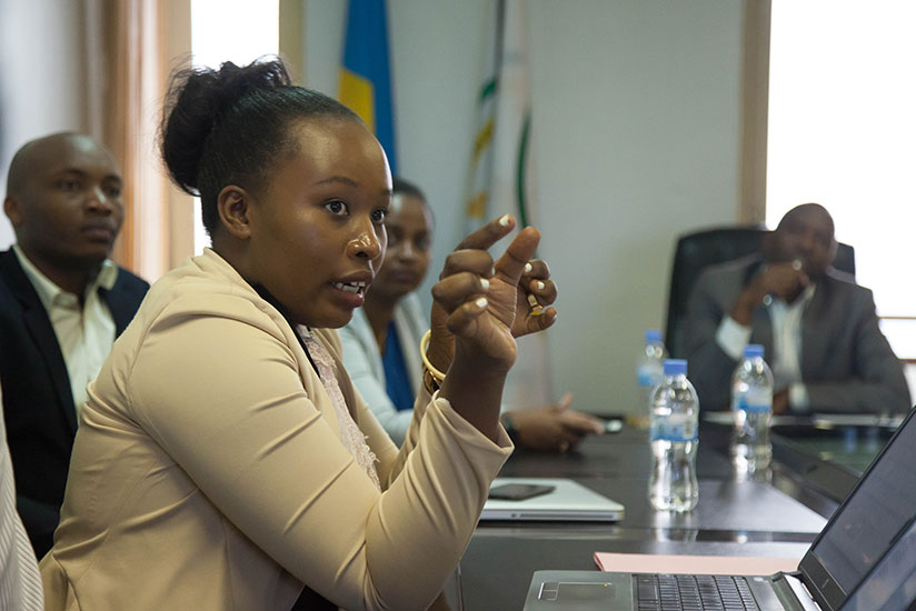 The Director of RBC's Medical Research Centre; Clarisse Musanabaganwa speaks during a recent meeting with senators. She said a research grant policy in the health sector would go a....