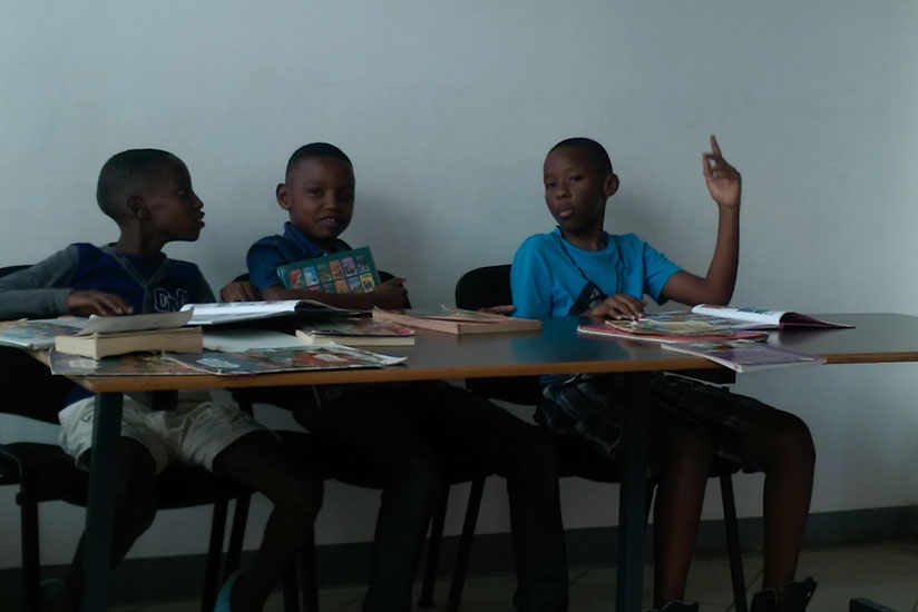 Learning with others helps you understand more, socialise and think bigger and better. (Dennis Agaba)