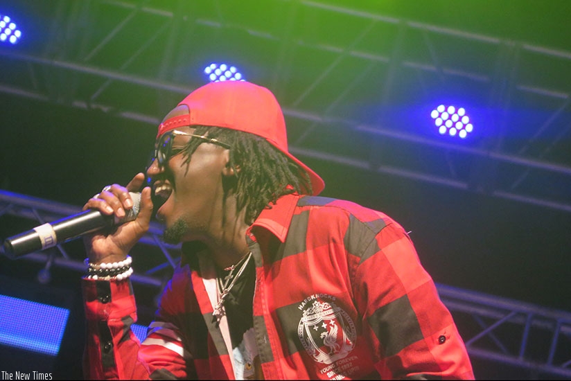 Riderman put up a spirited performance. (Photos by Eddie Nsabimana)