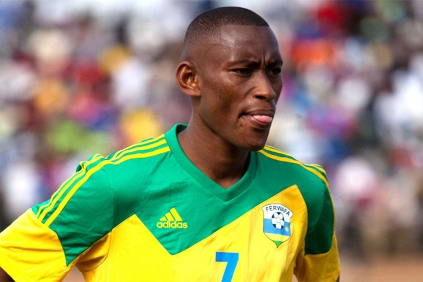 Amavubi midfielder Jean Baptiste Mugiraneza.