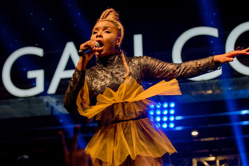 Nigerian songstress Yemi Alade gave a wonderful performance which got the audience excited. / Nadege Imbabazi
