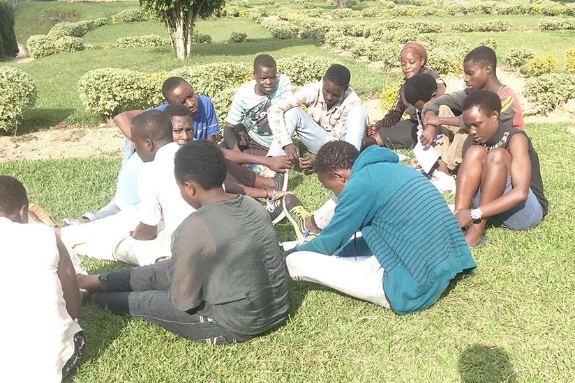 Domestic workers during the training in Muhanga. (Courtesy photos)