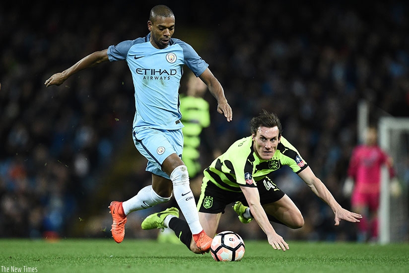Midfielder Fernandinho is happy to be playing so many games, and would gladly face Burnley in the FA Cup on Saturday. Net photo