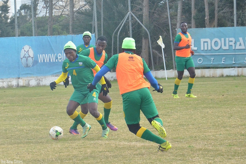 Amavubi coach Anoine  Hey says he will give each player the chance to play in the three warm-up matches. Courtesy
