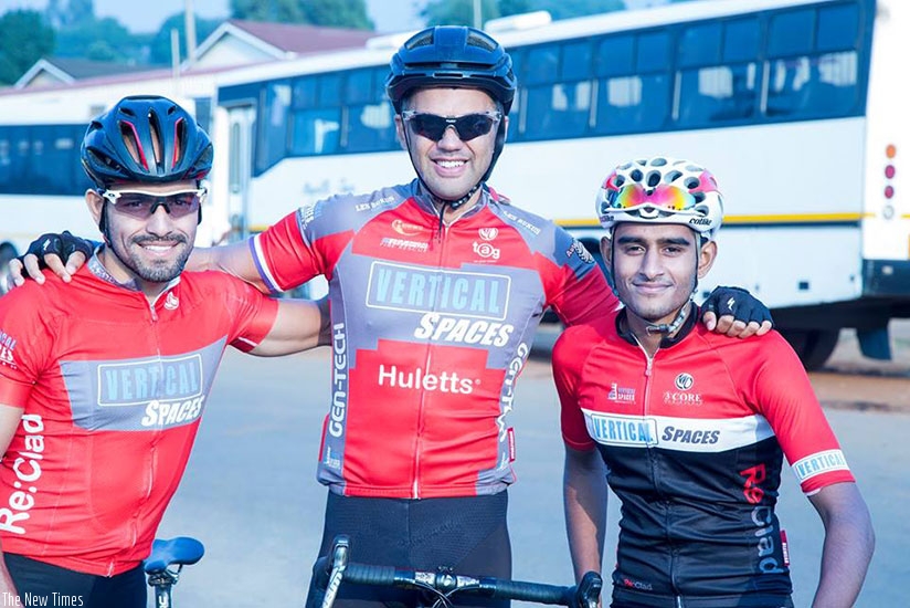 Darren Dunn, left, was part of the Swaziland team at last year's Africa Continental Road Championships in Egypt. Net photo