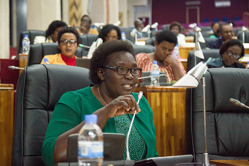 An MP gives a comment in a session in parliament recently. Nadege 