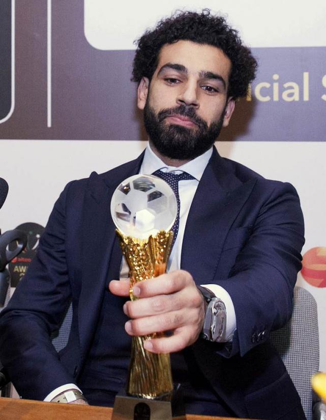 Egypt and Liverpool's Mohamed Salah named African Footballer of the Year. / Net photo