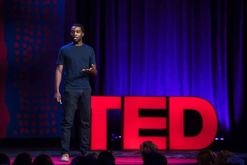 Benimana spoke at the TED Talks in Tanzania last year. / Courtesy