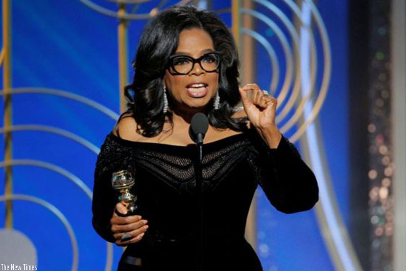 Oprah Winfrey's speech was a memorable highlight for many. (Net photo)