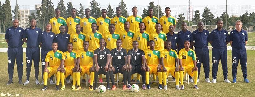 Rwanda Team for CHAN Morocco 2018 Tournament. Courtesy. 