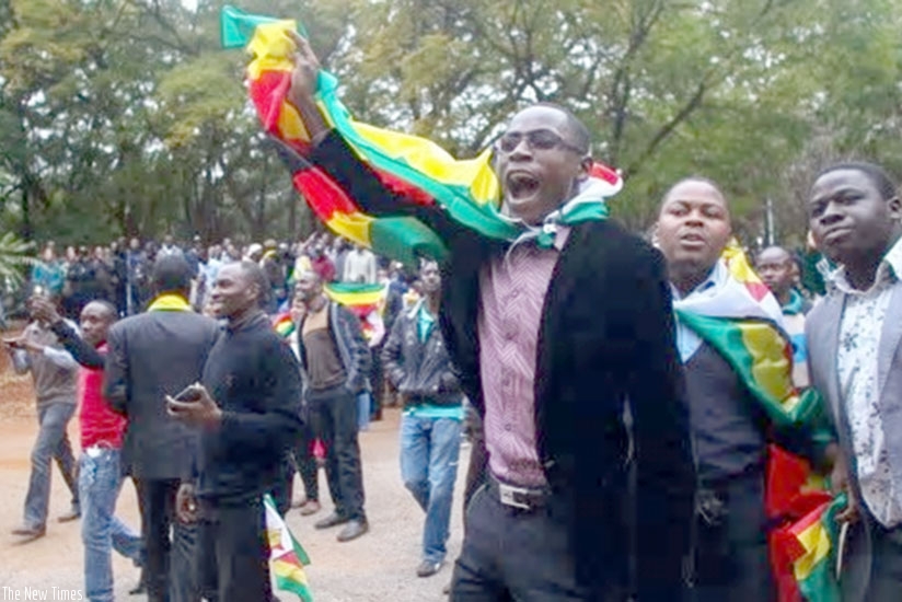 Demonstrators in Zimbabwe (Net photo)