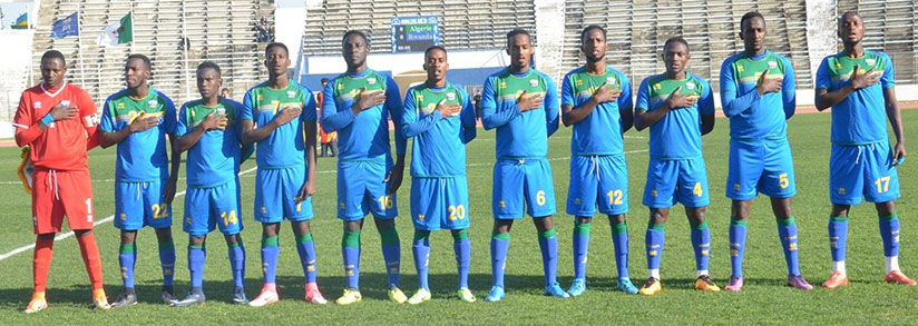 Rwanda national football team concluded their ten-day pre-CHAN training camp in Tunisia with a humiliating 4-1 loss to Algeria on Wednesday. / Courtesy