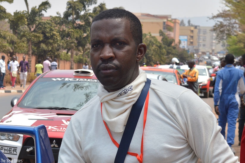 Jean Claude Gakwaya is enjoying his reign as the National Rally Champion. File.