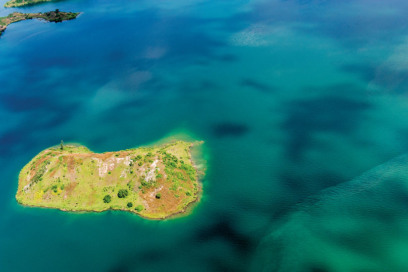 Island of Lake Kivu in Karongi. / Courtesyrn