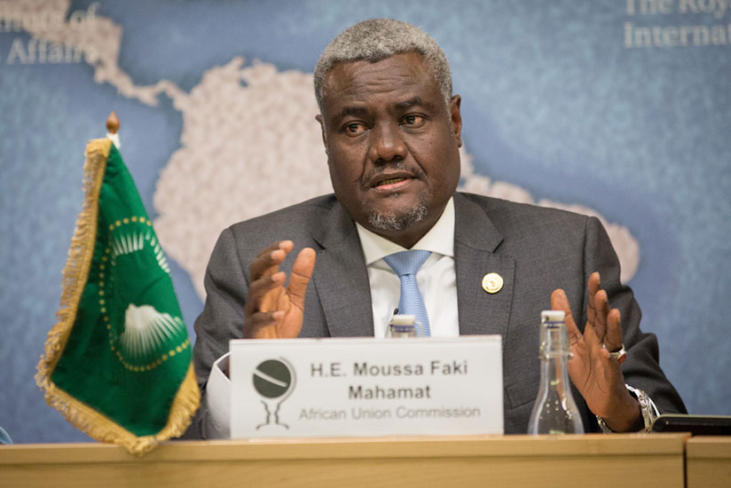 Mahamat has reiterated the need for financing the African Union agenda if the regional body is to become self-sustainable to guide the continent's transformation. / Internet photo