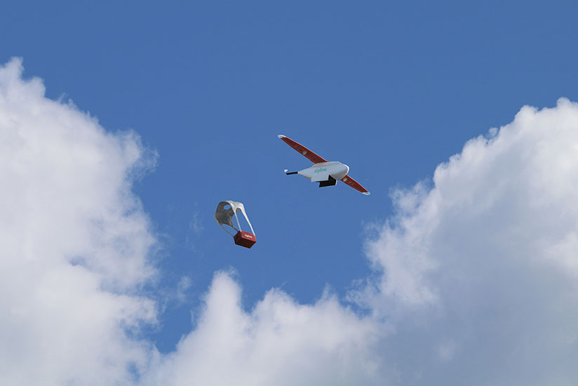 Rwanda uses drones to deliver blood supplies to remote areas. / Courtesy 