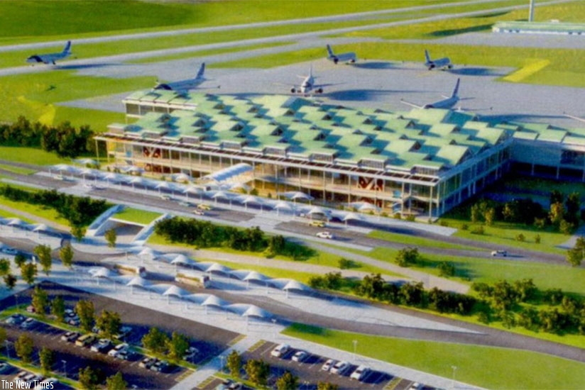 An artistic impression of Bugesera International Airport. (Net Photo)