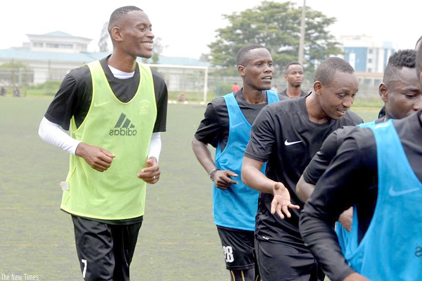It will be the first time that APR fans will be able to see new signings; Jean Baptiste Mugiraneza (L) and Jean Claude Iranzi (C), make their u2018second appearanceu2019 for the mi....