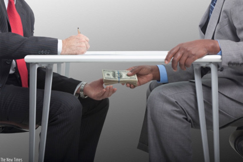 Corruption is one of the biggest hindrances to development. Net photo.